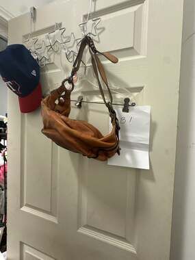 Marc Jacobs Vintage Italian Leather Hobo Shoulder Bag